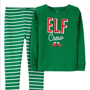 🆕 Carter’s • Elf Crew • Pajama Set🎄